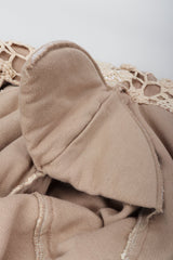 Vintage Lim's Glitter Sequin Crochet Lace Coat shoulder pad at Recess