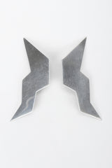 Recess Los Angeles Vintage Stephen Dwek Moderne Sterling Silver Lightning Bolt Earrings