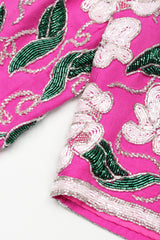 Recess Los Angeles Vintage Stephen Yearick Beaded Palm Beach Spring Colony Hotel Jacket