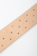 Recess Los Angeles Vintage Streets Ahead Leather Silver Pyramid Stud Belt