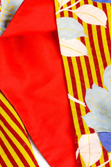 Vintage Japanese autumn stripe kimono lining and fabric @recessla