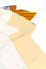 Vintage Japanese autumn stripe kimono lining flat lay @recessla