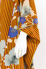 Vintage Japanese autumn stripe kimono mannequin sleeve @recessla