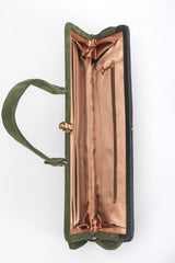 Recess Designer Consignment Vintage Style By Art Holzman Studded Suede Baguette Bag Los Angeles Resale