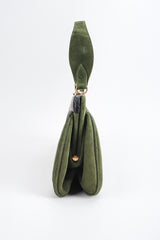 Recess Designer Consignment Vintage Style By Art Holzman Studded Suede Baguette Bag Los Angeles Resale