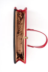 Recess Designer Consignment Vintage Style By Art Holzman Studded Red Leather Baguette Bag Los Angeles Resale