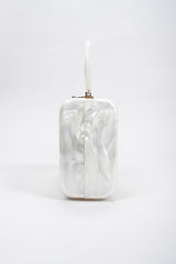 Recess Los Angeles Vintage Stylecraft Pearl Swirl Lucite Box Bag