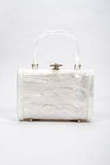 Recess Los Angeles Vintage Stylecraft Pearl Swirl Lucite Box Bag
