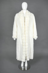 Recess Designer Consignment Vintage Terry Lewis Majestic Faux Fur Mink Coat Los Angeles Resale