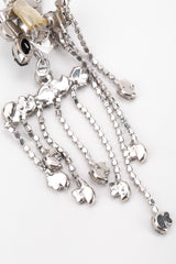 Recess Los Angeles Vintage The Show Must Go On Crystal Waterfall Fringe Chandelier Drop Earrings