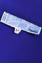 Recess Los Angeles Vintage Thierry Mugler Architectural Jacket Wrap Skirt Suit Set Fins Fitted Waist Violet Purple