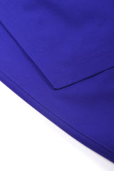 Recess Los Angeles Vintage Thierry Mugler Architectural Jacket Wrap Skirt Suit Set Fins Fitted Waist Violet Purple