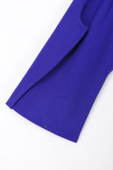 Recess Los Angeles Vintage Thierry Mugler Architectural Jacket Wrap Skirt Suit Set Fins Fitted Waist Violet Purple