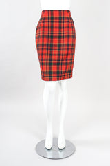 Recess Designer Consignment Vintage Thierry Mugler Clueless Punk Plaid Jacket & Skirt Suit Set Los Angeles Resale