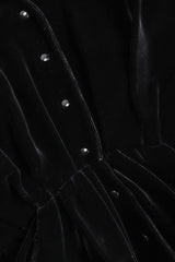 Recess Los Angeles Vintage Thierry Mugler Velvet Buckle Dress