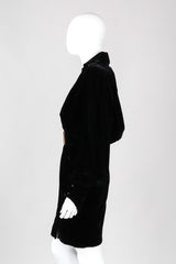 Recess Los Angeles Vintage Thierry Mugler Velvet Buckle Dress