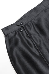 Recess Los Angeles Vintage Thierry Mugler Contoured Silk Peplum Jacket & Skirt Suit Set