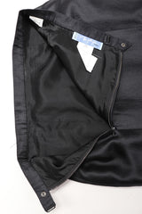 Recess Los Angeles Vintage Thierry Mugler Contoured Silk Peplum Jacket & Skirt Suit Set