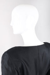 Recess Los Angeles Vintage Thierry Mugler Contoured Silk Peplum Jacket & Skirt Suit Set