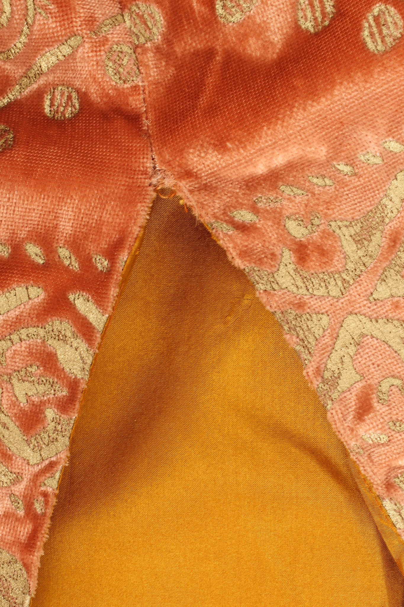 Vintage Todd Oldham Floral Velvet Dress vent slit/loose thread @ Recess LA