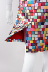 Mod Square Print Cocktail Dress