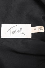 Recess Los Angeles Vintage Travilla One-Shoulder Velvet Burnout Dress