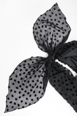 Recess Los Angeles Vintage Travilla One-Shoulder Velvet Burnout Dress