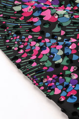 Recess Los Angeles Vintage Travilla One-Shoulder Velvet Burnout Dress