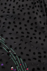 Recess Los Angeles Vintage Travilla One-Shoulder Velvet Burnout Dress