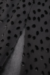 Recess Los Angeles Vintage Travilla One-Shoulder Velvet Burnout Dress