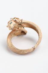 Recess Los Angeles Vintage Trifari Aries Ram Head Cuff Bracelet