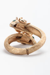 Recess Los Angeles Vintage Trifari Aries Ram Head Cuff Bracelet