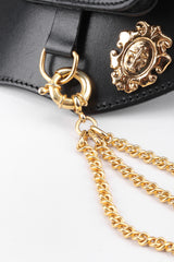 Recess Los Angeles Vintage Ugo Correani Leather Chain Holster Corset Belt