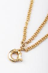 Recess Los Angeles Vintage Ugo Correani Leather Chain Holster Corset Belt