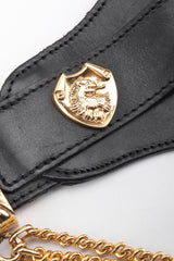 Recess Los Angeles Vintage Ugo Correani Leather Chain Holster Corset Belt