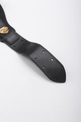 Recess Los Angeles Vintage Ugo Correani Leather Chain Holster Corset Belt