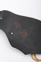 Recess Los Angeles Vintage Ugo Correani Leather Chain Holster Corset Belt