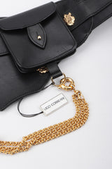 Recess Los Angeles Vintage Ugo Correani Leather Chain Holster Corset Belt