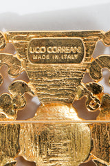 Vintage Ugo Correani Signature Stamp Cartouche