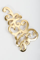 Vintage Ugo Correani Baroque Matte Swirl Brooch at Recess Los Angeles