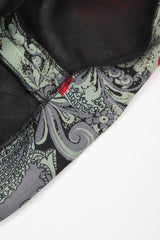 Recess Los Angeles Vintage Emanuel Ungaro Parallèle Draped Floral Lace Print Dress