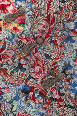 Recess Los Angeles Vintage Emanuel Ungaro Parallèle Metallic Floral Brocade Mandarin Jacket & Skirt Set