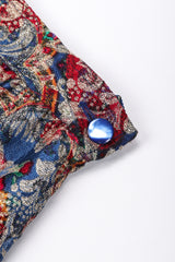 Recess Los Angeles Vintage Emanuel Ungaro Parallèle Metallic Floral Brocade Mandarin Jacket & Skirt Set