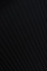 Vintage Emanuel Ungaro Ribbed Knit Taffeta Ruffle Dress knit ribbed fabric @ Recess LA