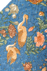 Recess Los Angeles Vintage Valentino Metallic Floral Quilted Jacket & Wrap Skirt Suit Set