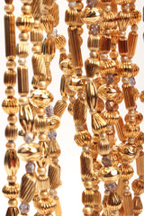 Recess Los Angeles Vintage Valentino Multi-Strand Beaded Collar Necklace