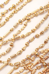 Recess Los Angeles Vintage Valentino Multi-Strand Beaded Collar Necklace