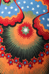 Recess Los Angeles Vintage Valentino Stars Stripes Palazzo Silk Wide Leg Pants