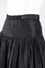 Recess Los Angeles Designer Consignment Resale Recycle Vintage Valentino Taffeta Palazzo Skirt Pant