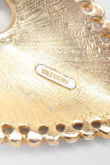 Recess Los Angeles Designer Consignment Resale Recycled Vintage Valentino Ace Of Spades Enamel Drop Earrings